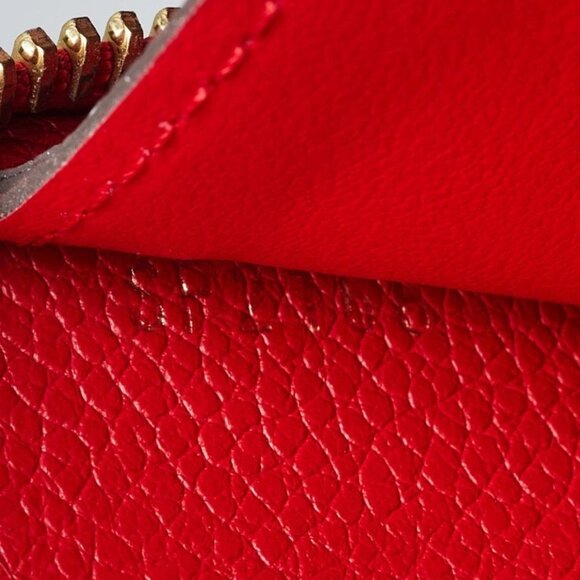 Louis Vuitton Cerise Monogram Empreinte Leather Clemence Wallet - Picture 9 of 9